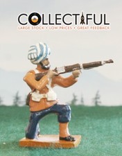 TROPHY - INDIAN SIKH SOLDIER - 45TH - TAN UNIFORM - LEAD - BRITAINS SIZE   1234