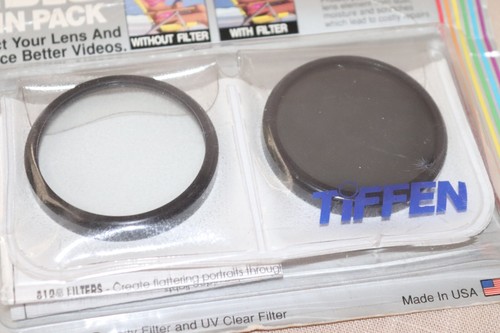 New Vtg Sealed 2Piece TIFFEN 52mm Neutral Density ND0.6 & CLEAR Filter SET USA - Picture 12 of 12