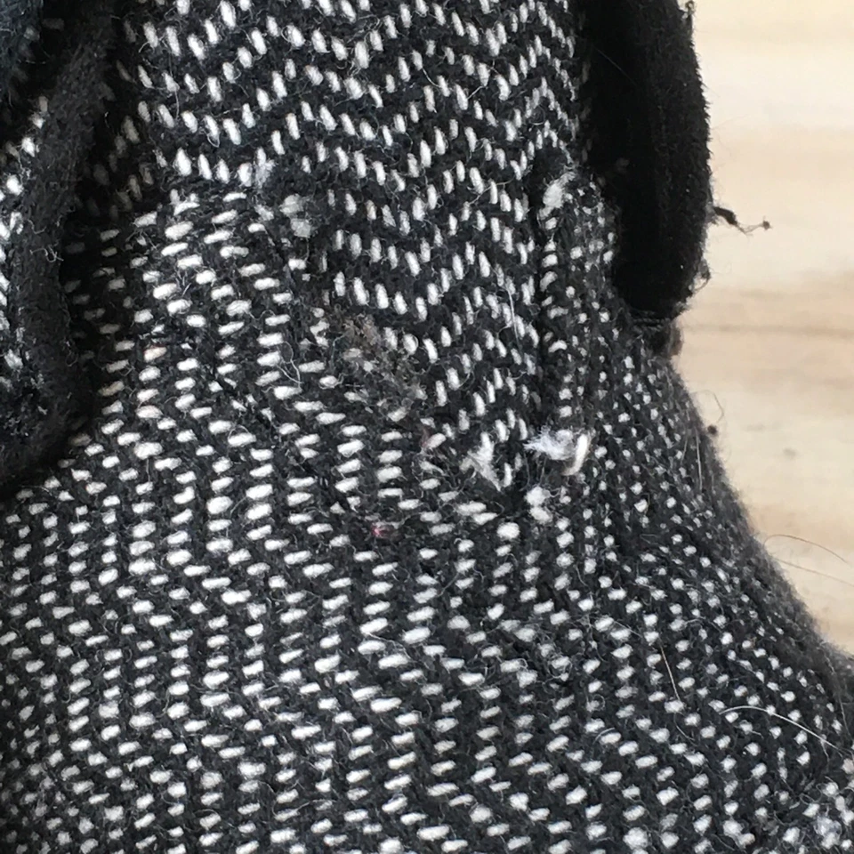 Toms Botas Mujer 8 Espiga Desierto Tacones de Cuña Botines Tela Gris Foto 4 de 4