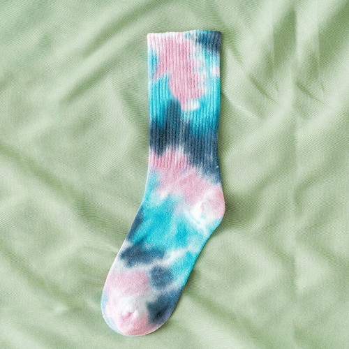 Women's Autumn Winter Gradient Patchwork Cotton Socks Harajuku Long Soft Socks - Picture 15 of 33