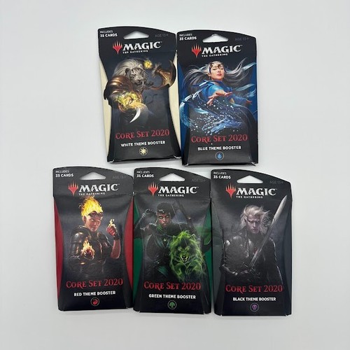 🔥Magic The GatheringCORE SET 2020 Theme Booster Set of 5 Sealed Mtg English🔥