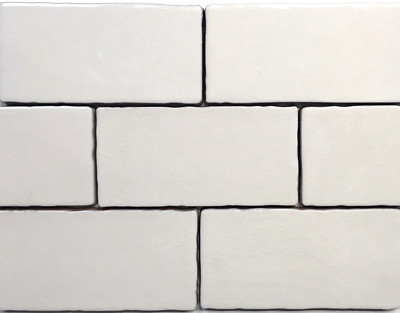 3x6 Biscuit Crackled Glaze Ceramic Tile, Wall Backsplash Décor Kitchen(By Piece)