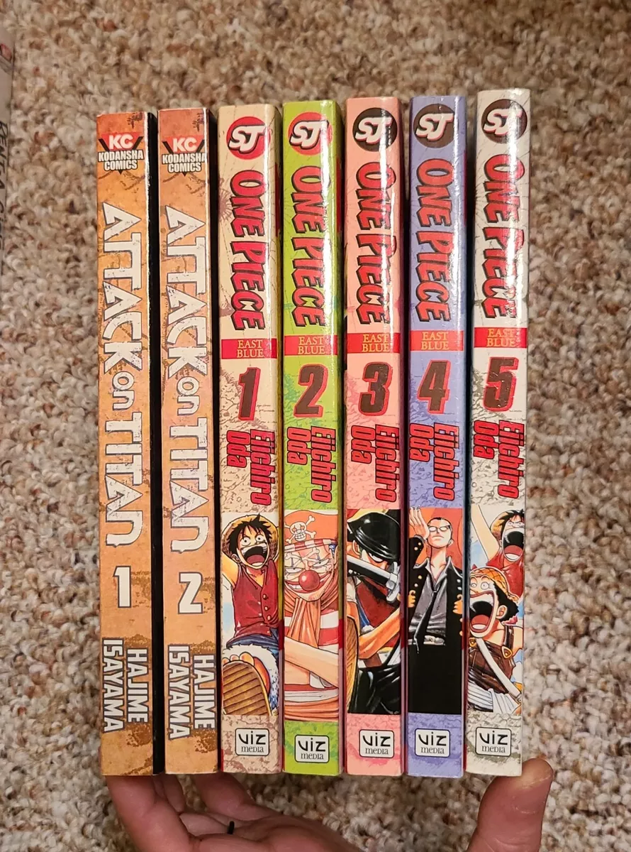 Attack on Titan Manga Volumes 1-5