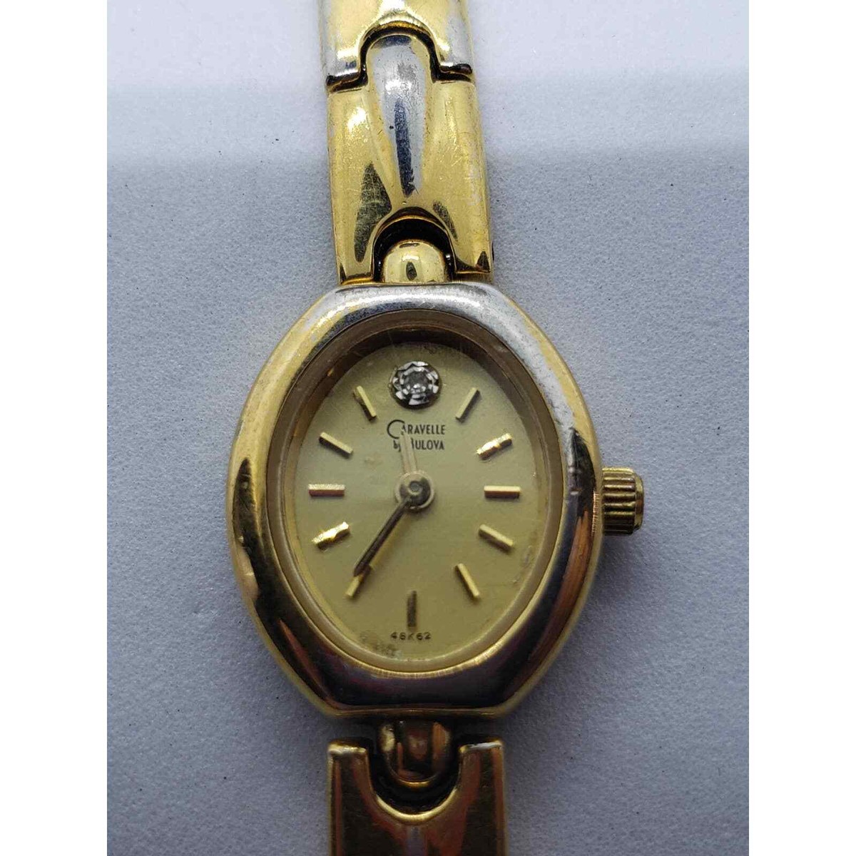 Caravelle by Bulova women's dress Small gold face, sold as