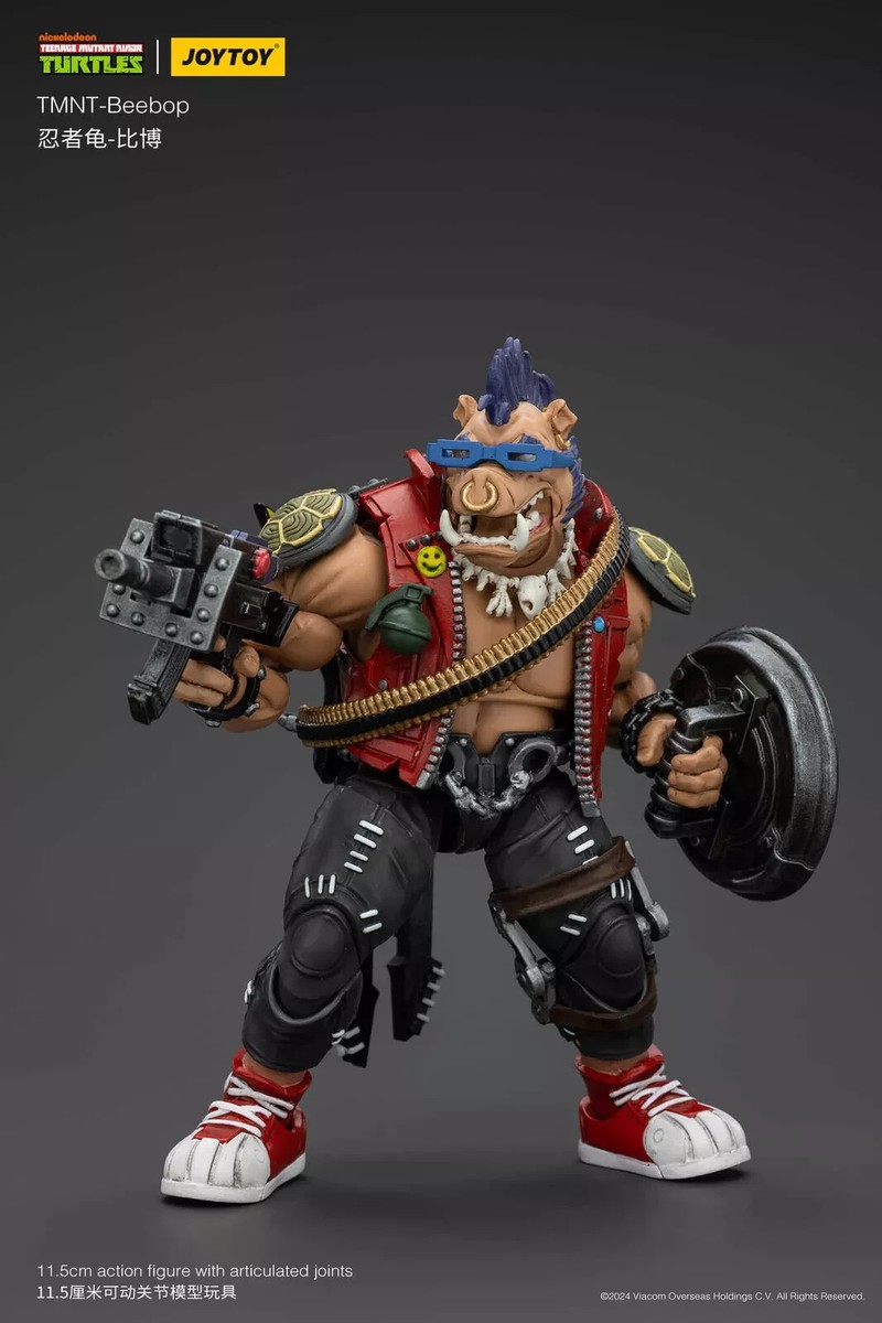 JOYTOY 1/18 TMNT Beebop & Rocksteady Set of 2 Action Figure Toy