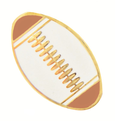 American Football League braune Ball Pin Anstecker