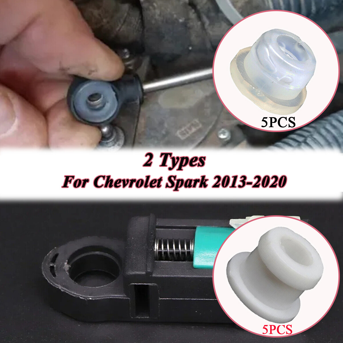 Transmission Shift Bushing For Chevrolet Spark 2013-2020 AT End