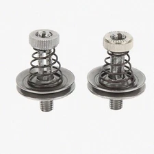 ShoeFix Thread Tensioner: 3.5x1cm Easy Replacement in Silver & Black for Vintage