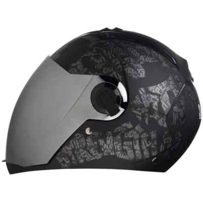 Steelbird SBA-2 Strength Stylish Bike Full Face Helmet in Matt Finish Gray