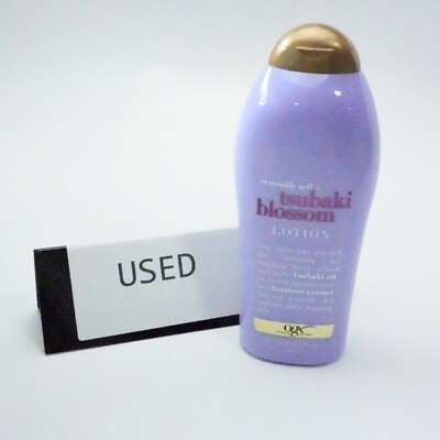 USED OGX Sensually Soft Tsubaki Blossom Body Lotions 19.5 Oz