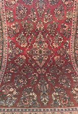 FLORAL SARROOK RUG, AN AWESOME ANTIQUE  SARROOK RUG 5’1” X 7’11”