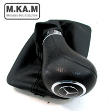 Mercedes Benz Schaltknauf W204 A2042672710 C-Klasse Leder Schaltsack Schalthebel