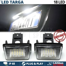 2 Luci TARGA LED CANbus PER CITROEN DS4 Placchette Luce BIANCA 6500K NO ERRORI