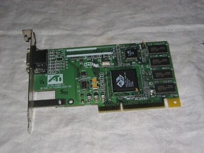 ATI 3D Rage Pro Turbo 8MB AGP Video Card 109-49800-11 GPU - TESTED