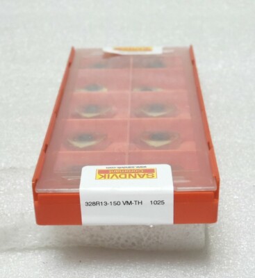 10pcs Sandvik Coromant 5758771 / 328R13-150 VM-TH 1025 Carbide Threading Inserts