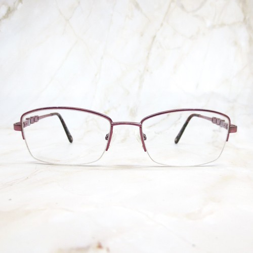 Bulova Missoula Eyeglasses Frame Women's Rose Half Rim Rectangular 51-17-135