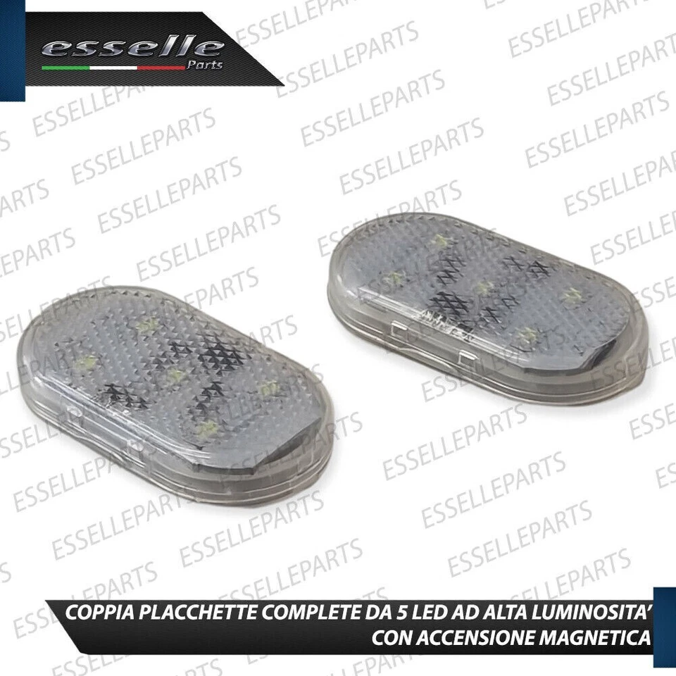 COPPIA PLACCHETTE LED ANTI POZZANGHERA PER LEXUS IS I 6000K BIANCO - Immagine 4 di 4