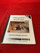 E-Z Go Owners Manual Service Guide ST 2010 606909 Sport 400 Custom Carb Start 08