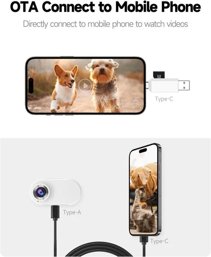 Collar de cámara 1080P Cat con grabación de video inalámbrica mini cámara deportiva + tarjeta TG de 64 GB - Imagen 12 de 16