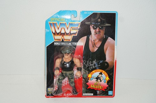 WWF Hasbro Sgt. Slaughter Action Figure 1991 Serie...