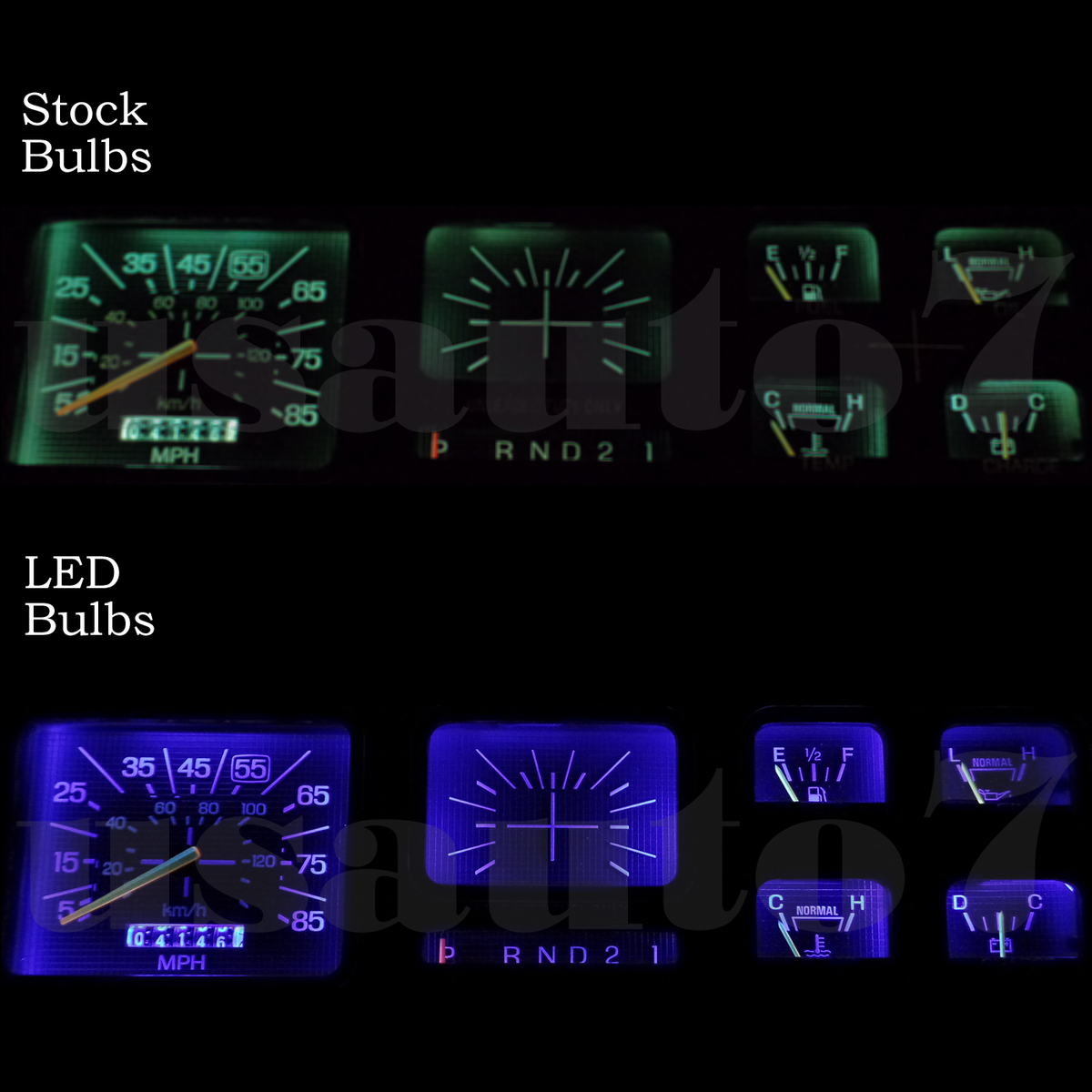 Dash Cluster Gauge BLUE LED LIGHTS KIT Fit 80-86 Ford F100 F150