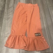 Matilda Jane size 4 Character Counts Aries burnt orange big ruffles