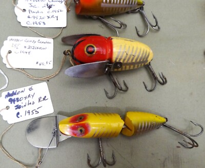 14 Vintage Fishing Lures, 1930's-60's, Heddon, Pflueger, Shur Strike, South Bend | eBay 14 Vintage Fishing Lures, 1930's-60's, Heddon, Pflueger, Shur Strike, South Bend | eBay