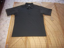 MENS MEDIUM NIKE GOLF DARK GRAY POLO SHIRT - NWT