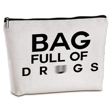 Funny Pill Medicine Bag Travel Makeup Bag Nurse Practitioner Doctor Gifts for...