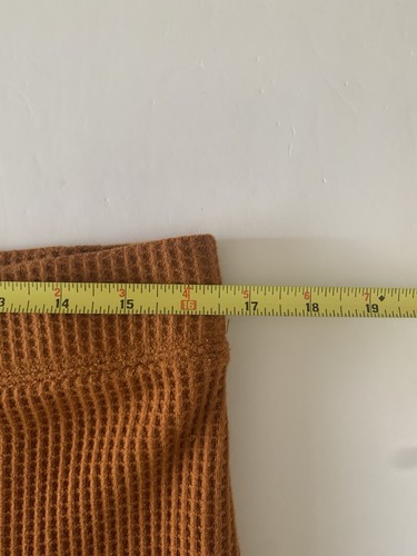 Aerie High Waisted Waffle Knit Pull On Flare Pants Size Large - 第 11/13 張圖片