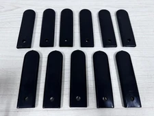 11 Qty HVAC Black Rubber Latch Grip Handle Cover Only 1.25" x 3/16"x5"L Inside