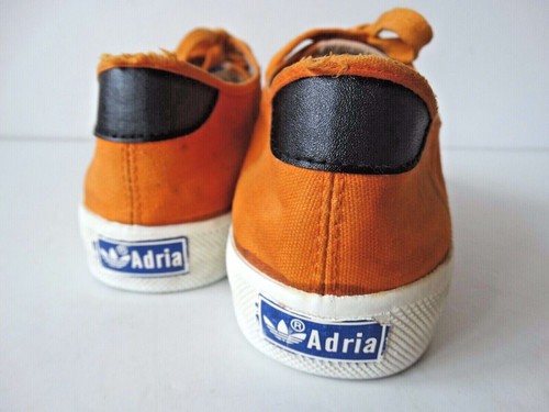 Vintage Adidas ADRIA orange Sneakers Turnschuhe Trainers Gr 6(38) 70er 80er - Picture 4 of 10
