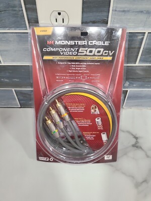 Monster Cable Component Video 500CV High Performance Velocity Signal Transfer 2M