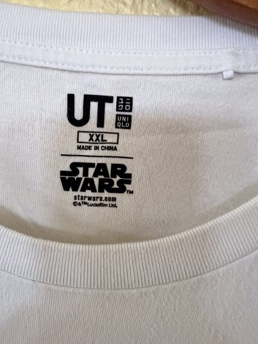 Camiseta Blanca Unisex UT Uniqlo x Star Wars CHEWBACCA Artista Kevin Lyons 2XL - Imagen 3 de 5