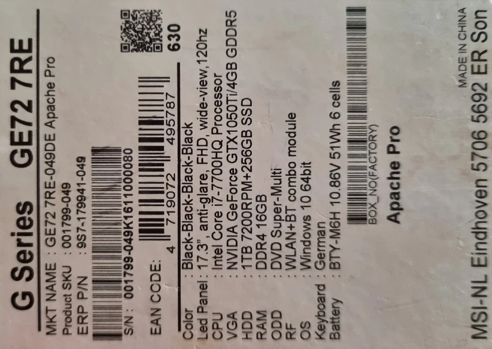 msi gaming laptop 17 zoll - Bild 4 von 4