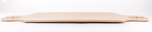 40" Natural drop through longboard skateboard complete kit green wheels (Maple) - Picture 2 of 11