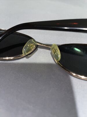 Fendi Italy Vintage 80s Oval Gold Logo Frame Eyeglasses Sunglasses With Case Fendi Italy Vintage 80s Oval Gold Logo Frame Eyeglasses  main image 2