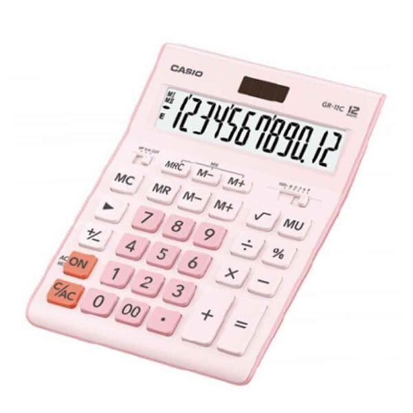 Calculadora Casio GR-12C Rosa