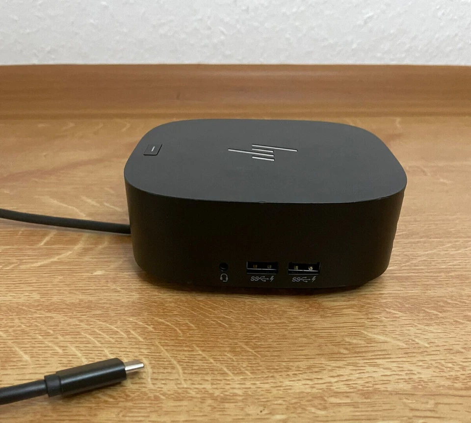 HP USB-C Dock G5 Dockingstation - Schwarz inkl. 120W HP Netzteil - Bild 2 von 3