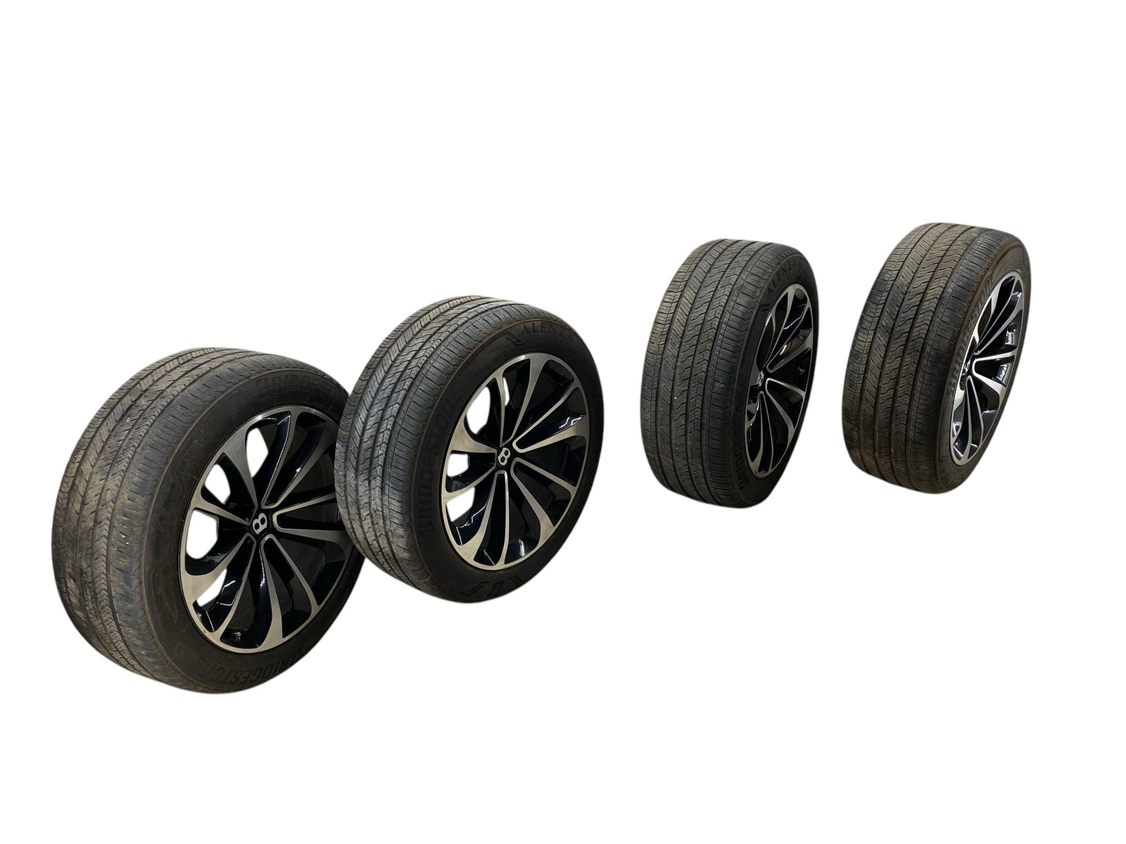 2015-2020 BENTLEY BENTAYGA OEM 21x10 WHEEL RIM TIRE SET W/ 285/45R21 BRIDGESTONE