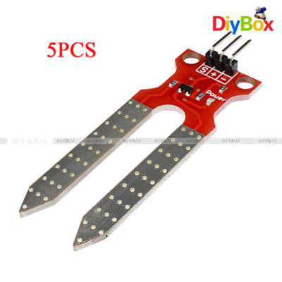 5PCS Soil Humidity Hygrometer Sensor Module Moisture Detection for Arduino AVR