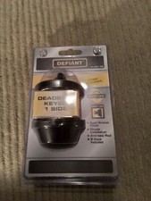 NEW Defiant Deadbolt Aged Bronze 890 100 Keyed One Side