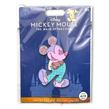 Disney Pin 2022 Mickey Mouse Main Attraction – It’s a Small World – April 4/12