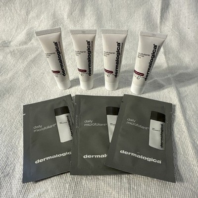 LOT/ 7-Dermalogica Multivitamin Power Firm Eye Complex & Daily Microfoliant New