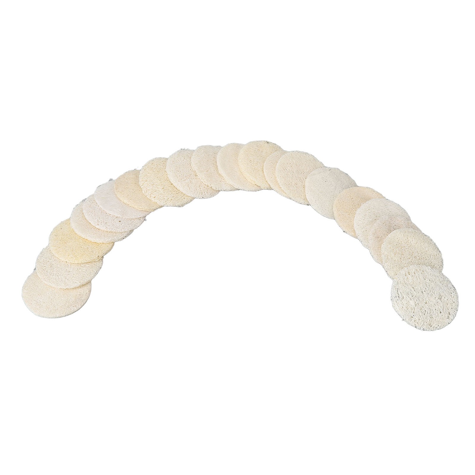 20pcs Exfoliating Loofah Facial Scrubber Gentle Body Facial Cleansing Makeup BLW