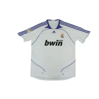 Maillot de football rétro domicile Real Madrid CF C.HAGEMANN 2007-2008 - Photo 1/4