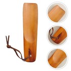 2pcs Smooth Wooden Shoehorns Shoe Lifters Shoehorns Shoes Lifting Tools