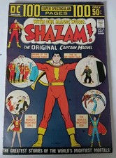 SHAZAM! #8 REPRINTS 1ST APP BLACK ADAM 1973 100 PGS BAG/BOARDED FREE UK P&P. FN+