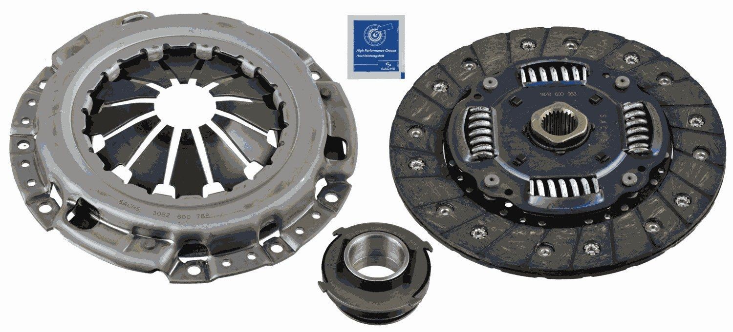 For HYUNDAI i10 II Sal 2013 on SACHS Clutch Kit 3000 951 496