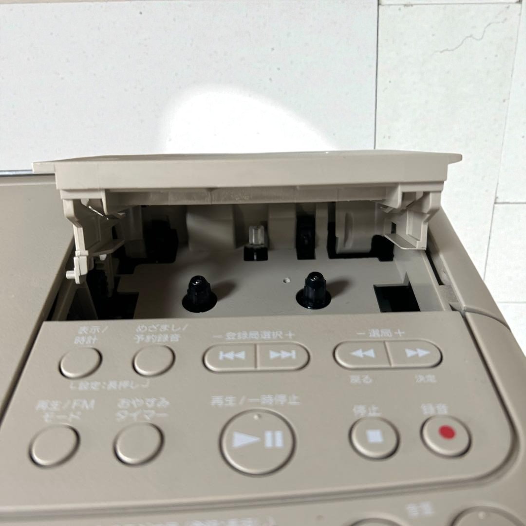 Sony CFD-S401 CD Radio Cassette Karaoke Recorder TI Beige From